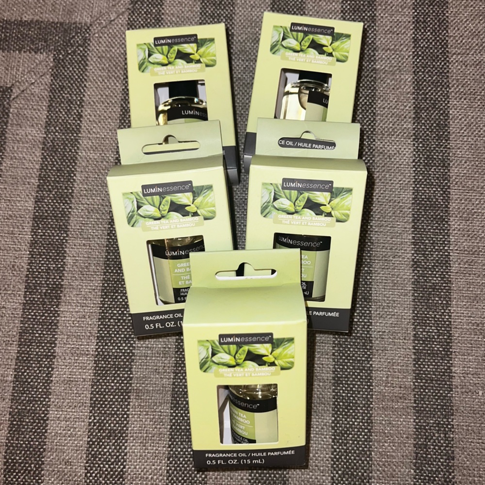 5 Count - Green Tea Bamboo Fragrance Oil